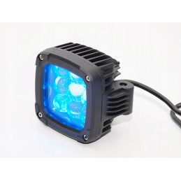 Mėlyna LED darbinė lemputė purkštuvo sijos