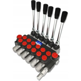 6 sekcijų hidraulinis skirstytuvas 80l 06p80