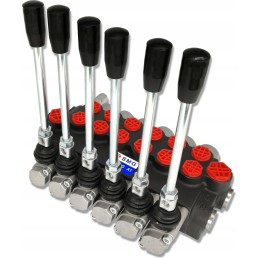 6 sekcijų hidraulinis skirstytuvas 80l 06p80