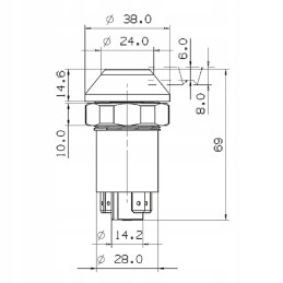 Keturių ratų pavaros jungiklis detuz fahr 01177152