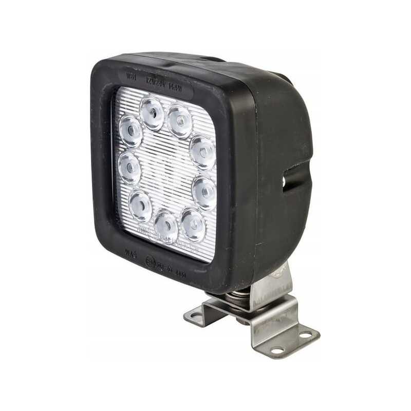 LED darbinė lempa 1300 lm kvadratinė 12 35v skaidri