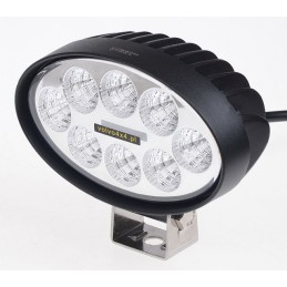 Ovali LED darbo lempa 24w 12v 24v ekskavatoriaus traktorius