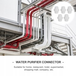 6 vnt greito sujungimo vamzdžiai vandens valymui