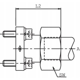 Siurblio tvirtinimo flanšas tipas gfv 15l gfv15l40 voss