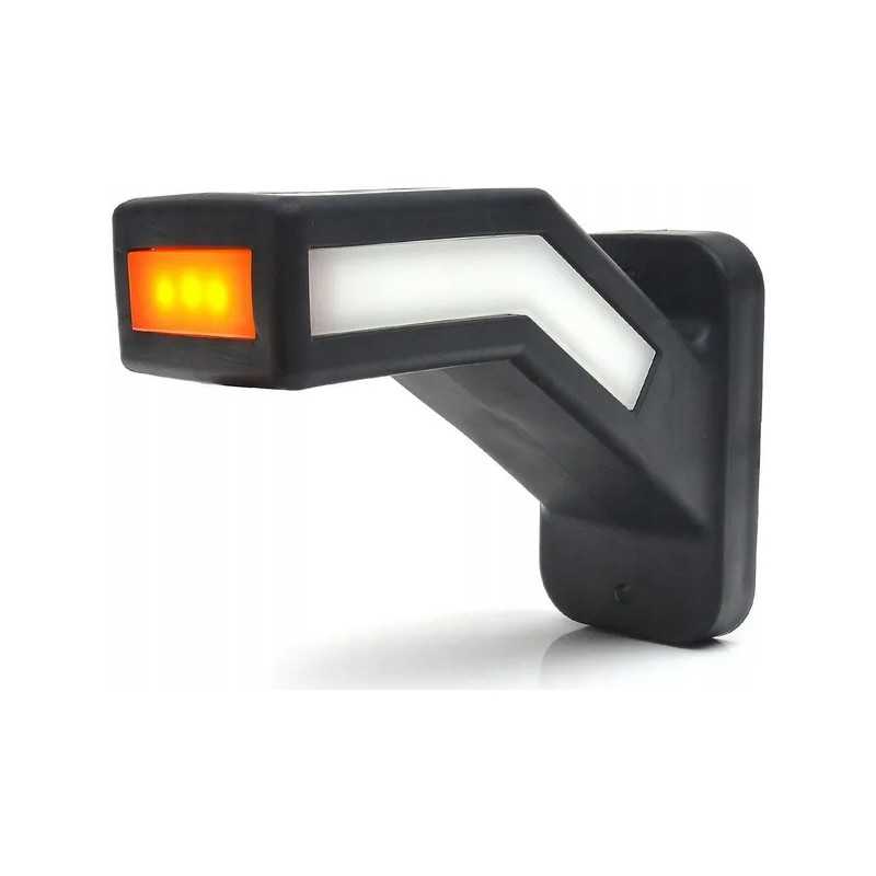 Priekinis, galinis ir dešinysis kairės pusės gabaritinis žibintas