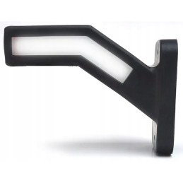 Priekinis, galinis ir dešinysis kairės pusės gabaritinis žibintas