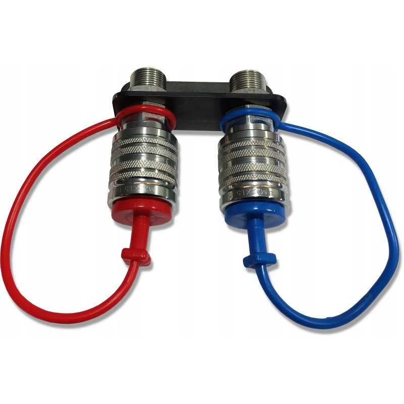 Plokštės komplektas su 2x M16 Euro lizdo greitosiomis jungtimis