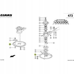 Noz claas jaguar eilė 09903150 9903150