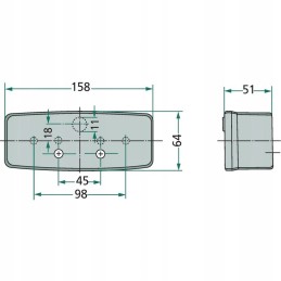 Hella galinis kombinuotas žibintas 2sd003184041