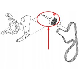 F716201040060 įtempiklio kreipiamasis volelis