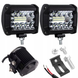 Led 90w halogeninis prožektorius darbo lempa 10 12 24 30v rinkinys iš 2
