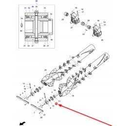 6247562m1 rotoriaus veleno žiedas