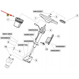 7700068906 vairo tvirtinimo kniedė
