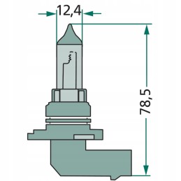 Halogeninė lemputė hb3 70712v60whb3