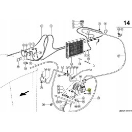181040 0 oro kondicionieriaus kompresoriaus tarpiklis