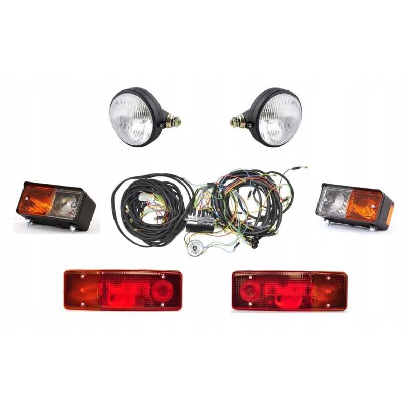 Elektros instaliacija ursus c360 lempų komplektas pl