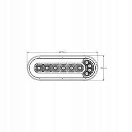 31LED kombinuotas galinis žibintas, 4 funkcijos, homologacija