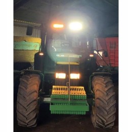 Halogeninė LED darbo lempa 20w 1750lm stačiakampė