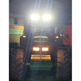 Halogeninė LED darbo lempa 20w 1750lm stačiakampė