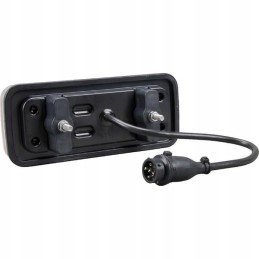 Stačiakampis kombinuotas galinis žibintas, 5 kontaktų, kairysis, LED