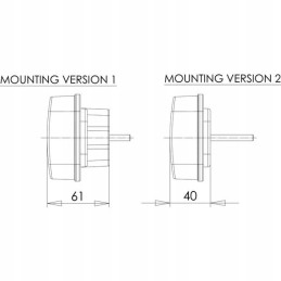 Stačiakampis kombinuotas galinis žibintas, 5 kontaktų, kairysis, LED