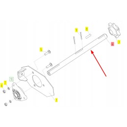 100063769 grūdų elevatoriaus volai