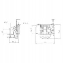 Piton fix skląsčio kablys Sauermann 711115010