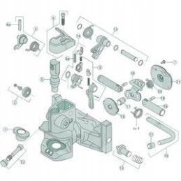 Apatinė įvorė oe 38 mm l115419 rokeris
