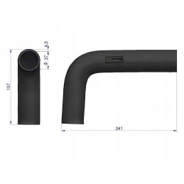 Viršutinė radiatoriaus žarna New Holland Ford 81862934