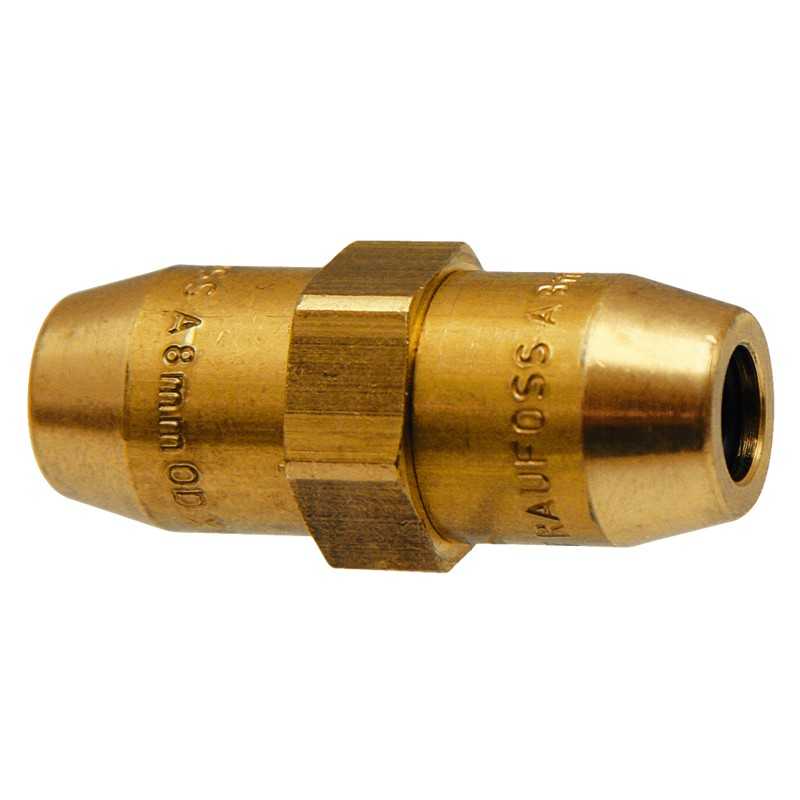 Jungtis, tiesių vamzdžių jungtis, fi 8mm, Kongsberg