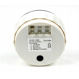 Tachometras su variklio darbo valandų skaitikliu 0 6000 baltas