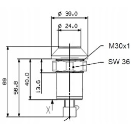 Mygtukas, skirtas pakelti ir nuleisti