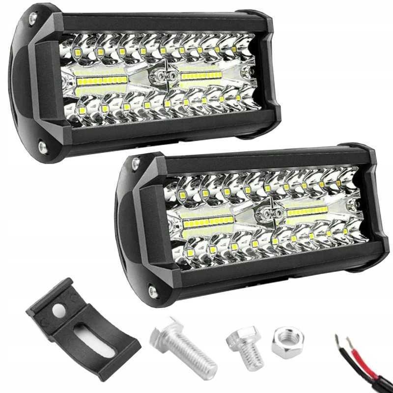 Led 120w halogeninis prožektorius darbo lempa 10 12 24 30v rinkinys iš 2