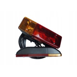 Apšvietimas žemės ūkio priekabai, lempų komplektas