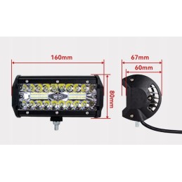 Led 120w halogeninis prožektorius darbo lempa 10 12 24 30v rinkinys iš 2