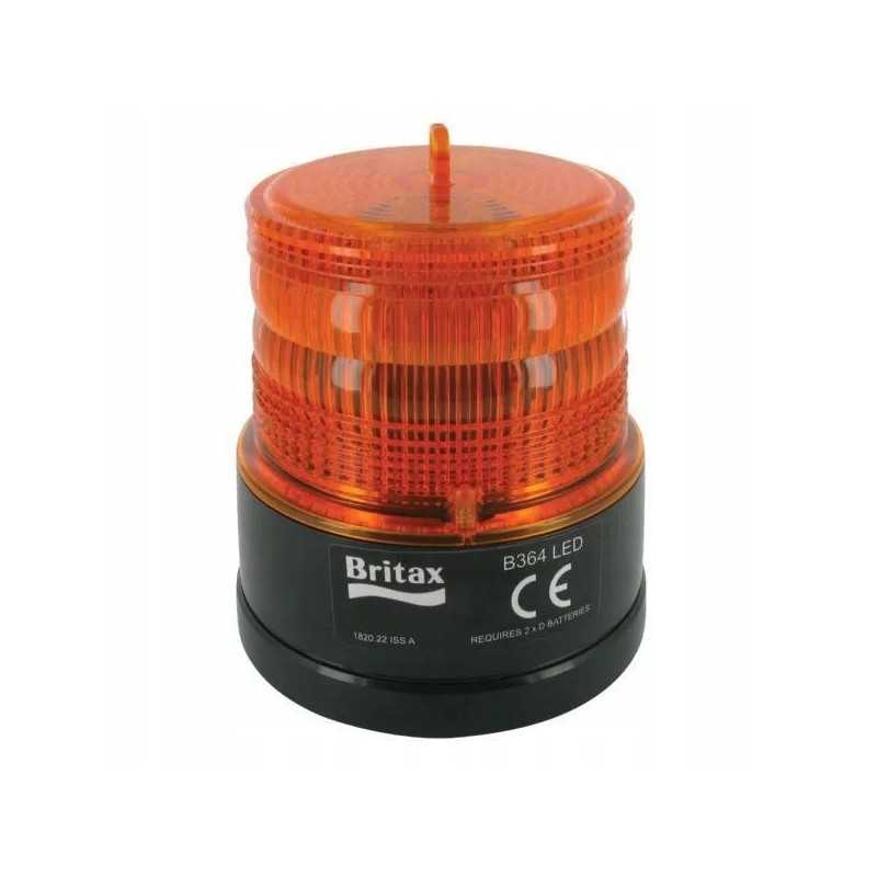 Baterija veikianti LED gaidžio blykstės lempa su magnetu