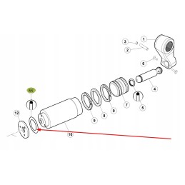 7700703884 O žiedo pakėlimo velenas 72 69 x 2 62 mm