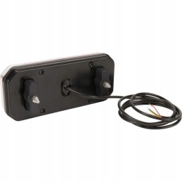 Halogeninis galinis žibintas, stačiakampis, dinaminis LED