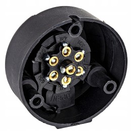 Priekabos vilkimo lizdas 7 kontaktų 12v