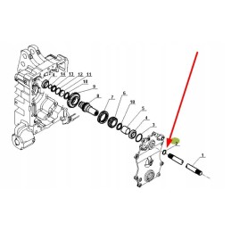 6005029882 išorinis kardaninis velenas