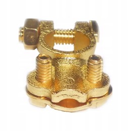 Žalvarinių akumuliatoriaus gnybtų komplektas ir visas komplektas