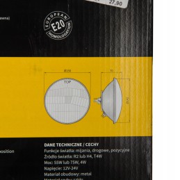 Ursus Massey Ferguson priekinio žibinto optinis elementas