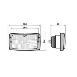 Priekinių žibintų lempa Fendt Zetor Massey 01779