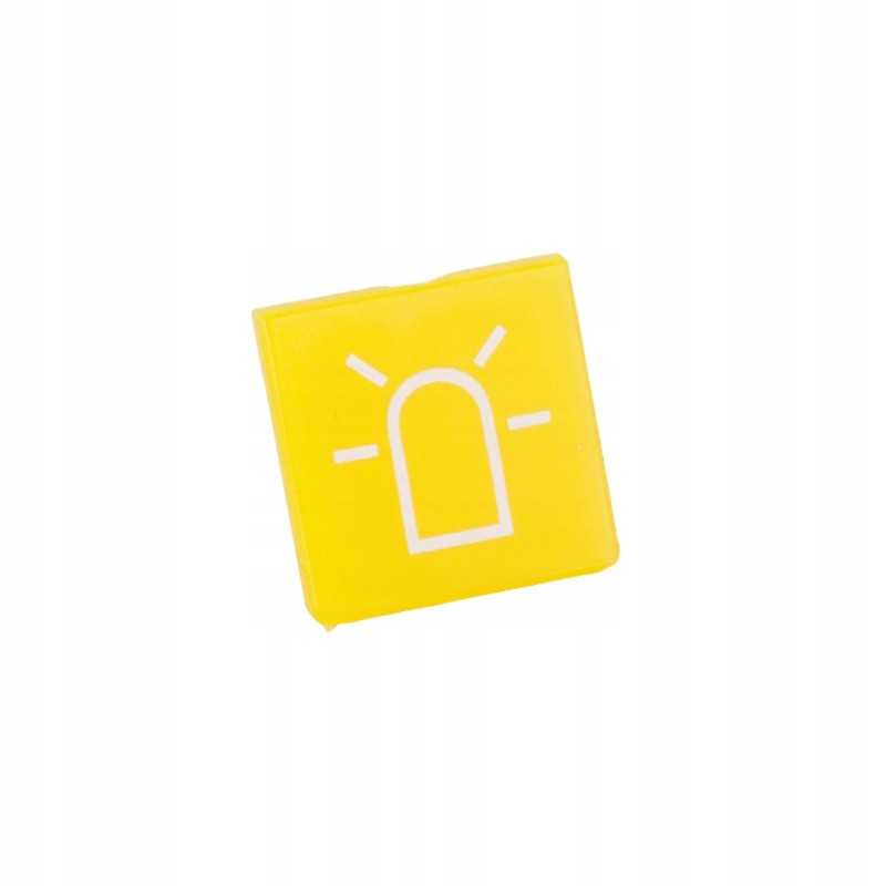 Įspėjamosios lemputės jungiklio įdėklas 14x14mm