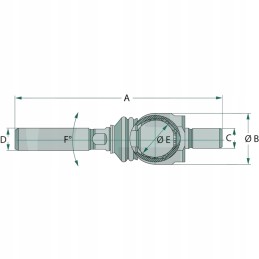 Deutz stabilizatoriaus ašies jungtis 04415654