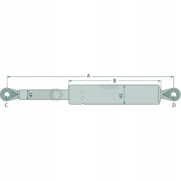 Stabilus dujų pavara 885 895 durų korpusui