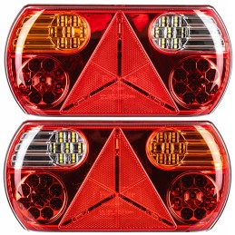 LED galinis žibintas su trikampiu 12 24v lp