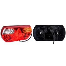LED galinis žibintas su trikampiu 12 24v lp