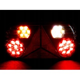 LED galinis žibintas su trikampiu 12 24v lp