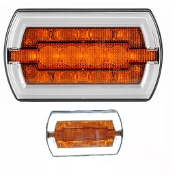 Priekinė gabaritinė lemputė ir posūkio signalas LED 12 24v